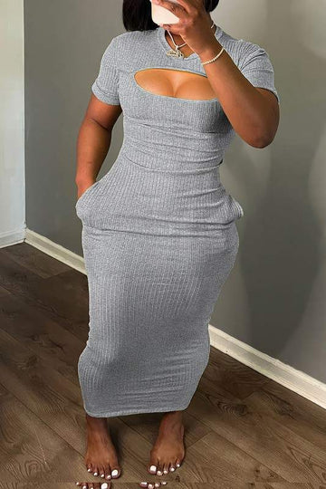 CUTOUT MAXI DRESS