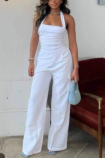 HALTER NECK TOP PANTS SET