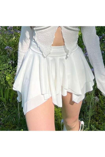 Fashionable Flowy Ruffled Skirt