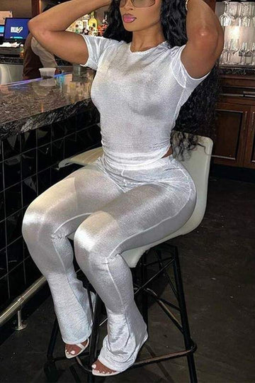 GLITTER SHIRT AND PANTS SET
