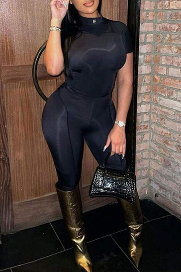 METALLIC TOP AND PANTS SET