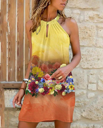 Floral Print Summer Dress