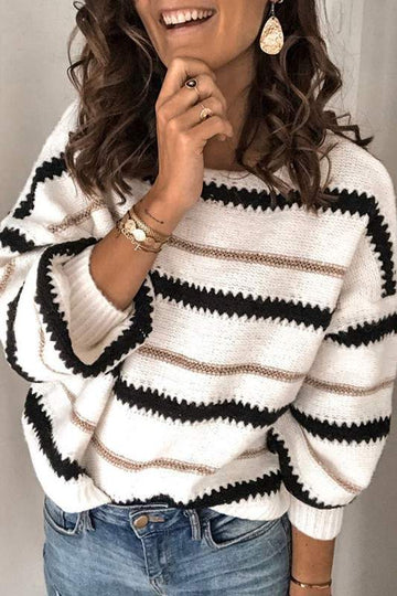 CASUAL STRIPED SWEATER
