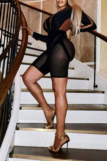 MESH WORKOUT TIGHT SHORTS