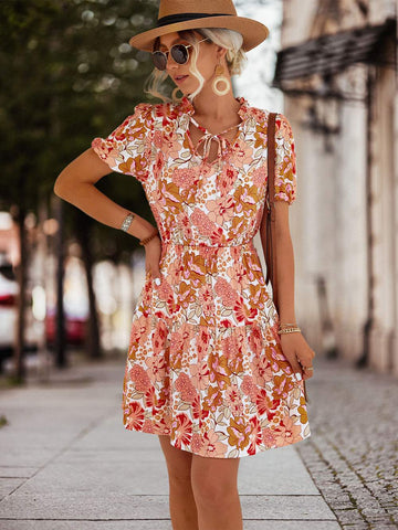 dress Short sleeves knee length