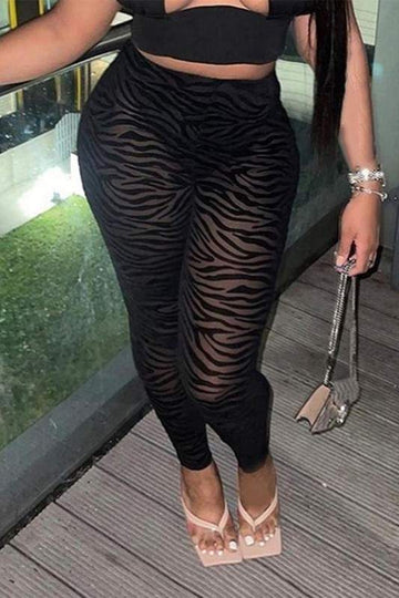 MESH GRAPHIC TIGHTS