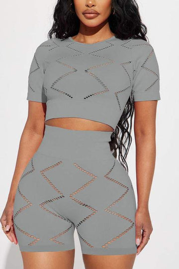 Comfortable Athleisure: Stylish Cropped and Shorts