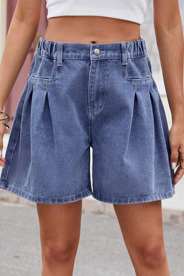 STRETCHABLE A LINE SHORTS