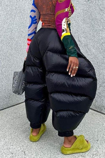 PUFFER QUILTED PANTS