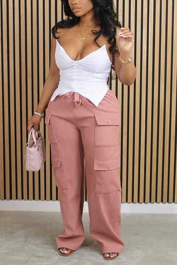 CORDUROY CARGO PANTS