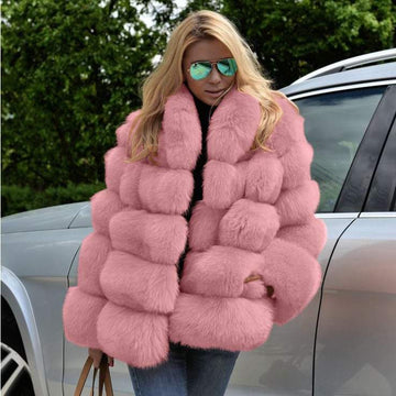 IMITATION COAT FOX FUR STITCHING SPOT MANUFACTURERS