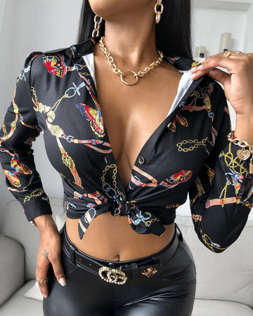 Statement Piece Button-Up Shirt for Women