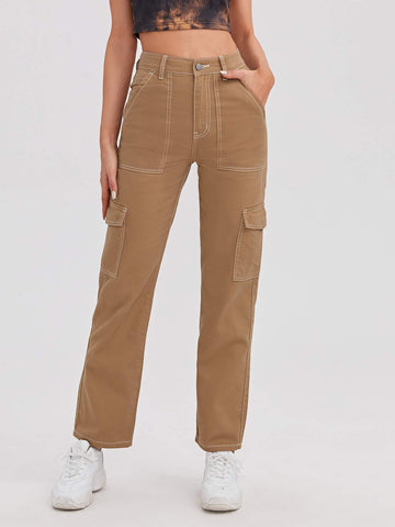 Versatile Cargo Pants for Women, Fashionable Utility Pants