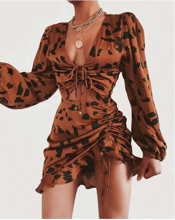Cute Animal Print Dress for Date Night
