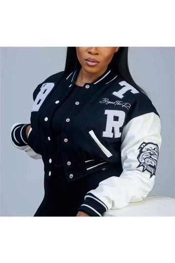 GRAPHIC VARSITY JACKET