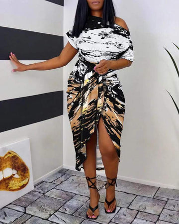 Trendy Summer Dress - Printed Style