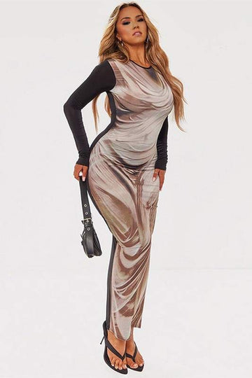 TIE DYE LONG DRESS