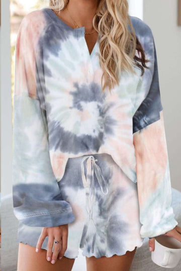 Soft Tie Dye Set, Stylish Summer Outfit
