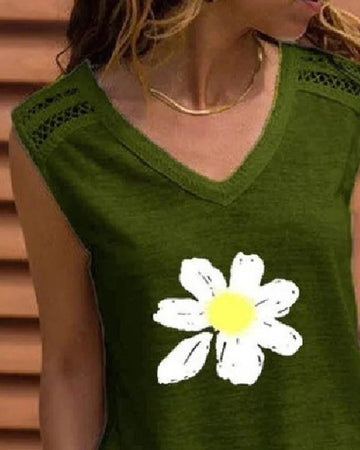 Casual Floral Tee for Women