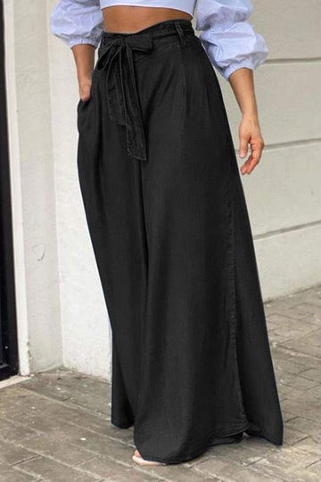 Stylish High Waisted Loose Pants