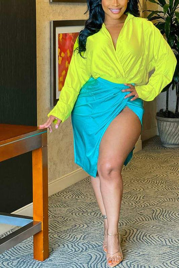 BLOUSE AND SKIRT SET