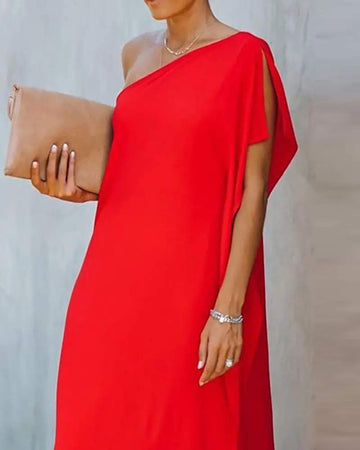 Casual Summer Dress in Red