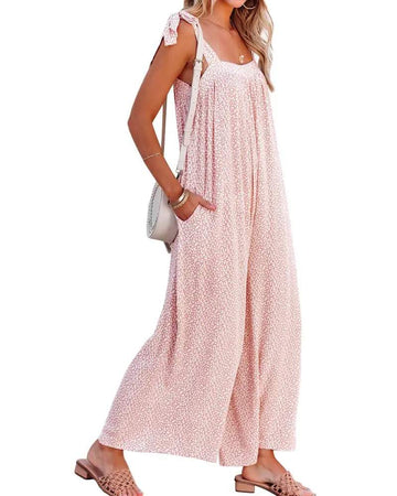 DITSY FLORAL PRINT POCKET DESIGN JUMPSUIT