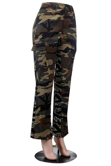 Fashion Statement: Camo Pants + Crop Top
