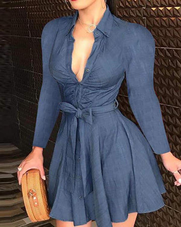 Casual Floral Print Dress for Women