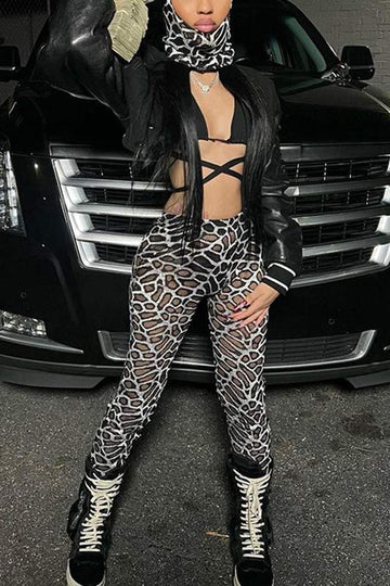 LEOPARD SHEER LEGGINGS