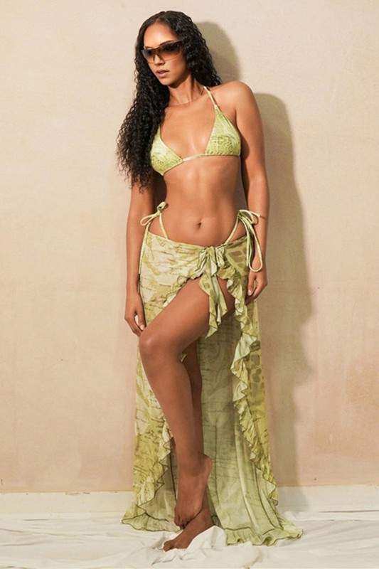 BIKINI AND MESH SKIRT SET
