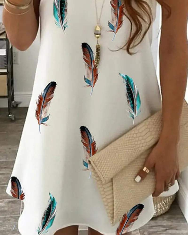 Bohemian Feather Dress, Comfortable Fit