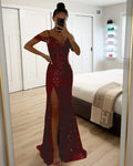 SPRING SLING SEQUIN SPLIT DRESS INS LEISURE LOOSE PARTY DRESS