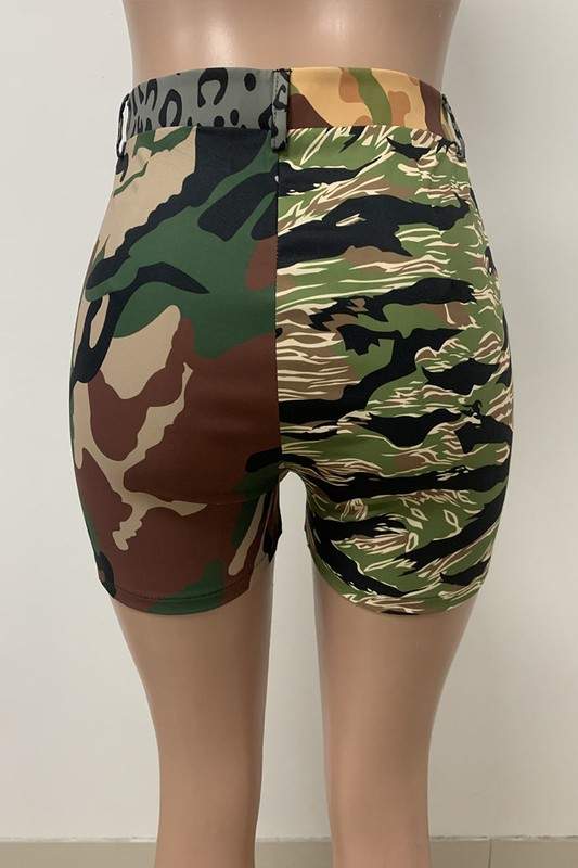 CAMOUFLAGE CASUAL SHORTS