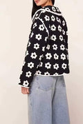 FLORAL PRINTED PADDED JACKET