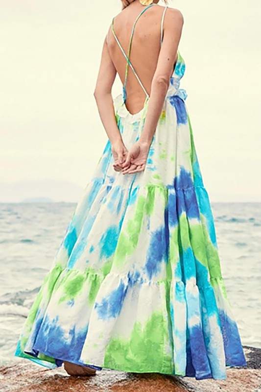 SEXY BACKLESS MAXI DRESSES