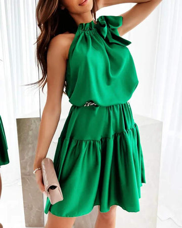 Trendy Halter Dress, Women's Casual Summer Style