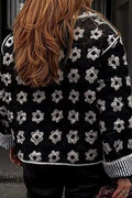 FLORAL PRINTED PADDED JACKET