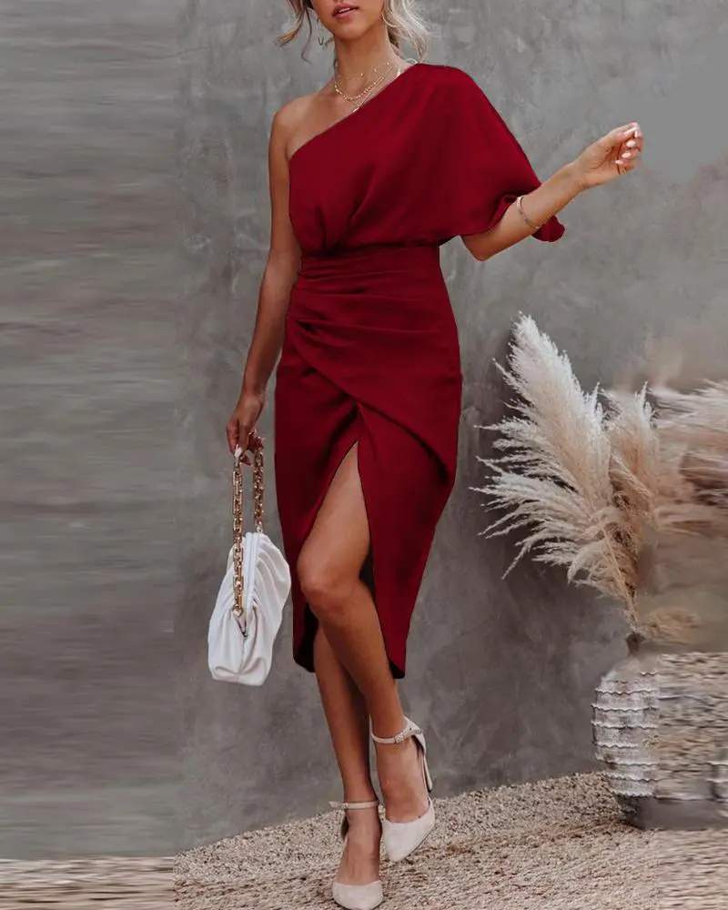 Satin Elegant Dress for Special Occasions