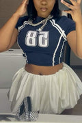 NUMBER PRINT SHORT SLEEVE TEE