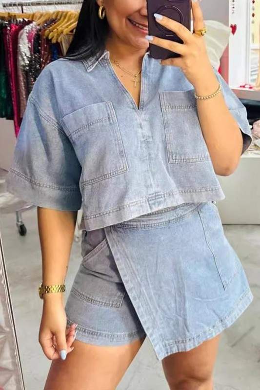 Versatile Denim Set for Casual Style