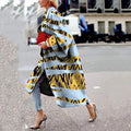 SPRING SPOTLONG BELL SLEEVE COAT LOOSE WINDBREAKER WOMEN