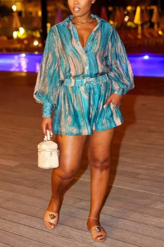 GRAPHIC SHIRT AND SHORTS SET