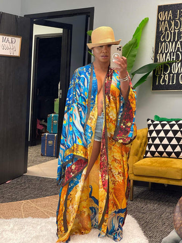 Chic Outerwear Kimono for Summer Parties
