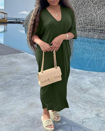 Summer Maxi Dress, Comfortable Loungewear Style