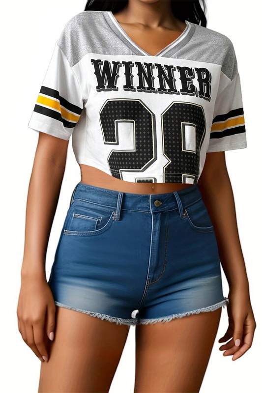 V NECK OVERSIZED T SHIRTS