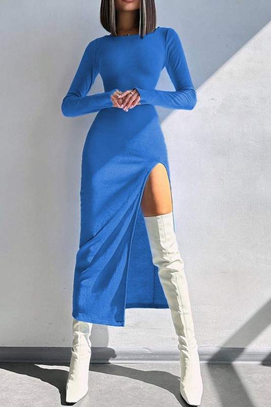 ELEGANT LONG SLEEVE BODYCON DRESS