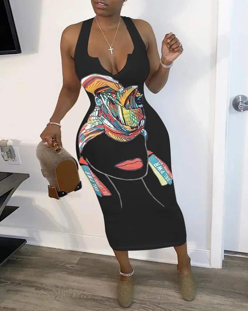 Stylish Sleeveless Dress for Summer Parties
