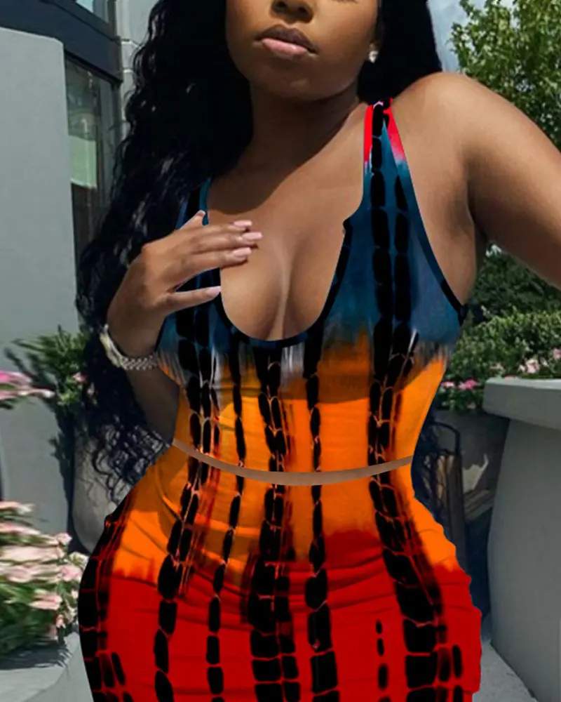 Colorful Summer Dress, Comfortable Casual Look