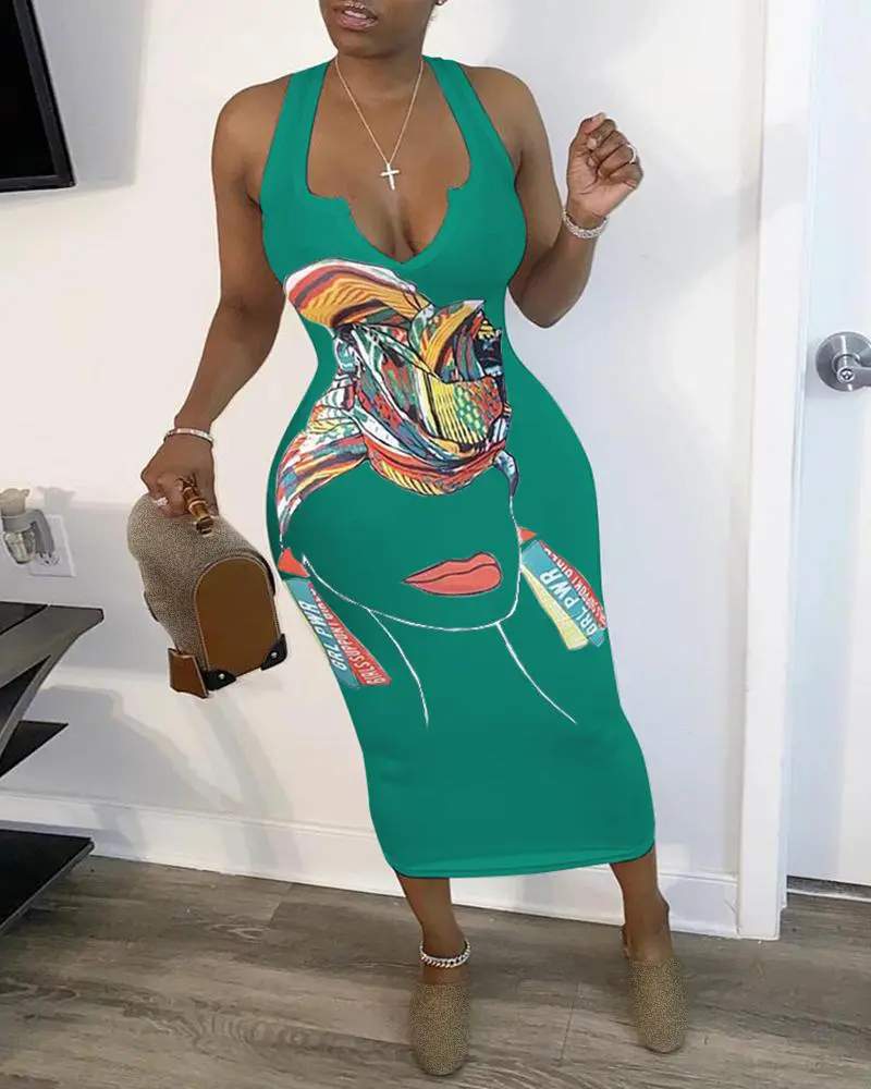 Stylish Sleeveless Dress for Summer Parties